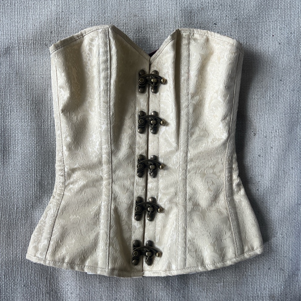 Cream Burleska Victorian Corset